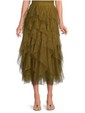 Chelsea & Violet | XS| Asta Tulle Midi Skirt